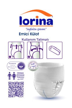 Lorina Emici Külot Hasta Bezi Large 30'Lu 120 Adet - Görsel 3