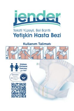 Jender Hasta Bezi XLarge Belbantlı 30'Lu 120 Adet - Görsel 3