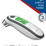 Nec A11 Geniş Ekranlı Kulaktan Ve Alından Dijital Temassız Ateş Ölçer