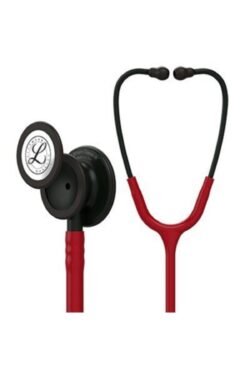 3M Littmann Classic Iıı Steteskop Black-Finish Burgundy Tube 5868 - Görsel 2