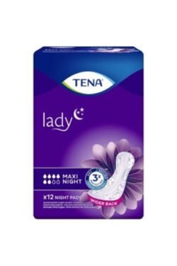 Tena Lady Maxi Night 6 damla Kadın Mesane Pedi 12'li 6 paket / 72 adet