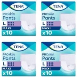 Tena Proskin Pants Maxi 8 damla Emici Külot Büyük Boy Large 10'lu 4 paket / 40 adet - Görsel 2