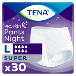 Tena ProSkin Pants Night Large Büyük Beden Gece için Süper Emici Külot 30 lu paket - Görsel 3