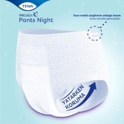 Tena ProSkin Pants Night Large Büyük Beden Gece için Süper Emici Külot 30 lu paket - Görsel 5