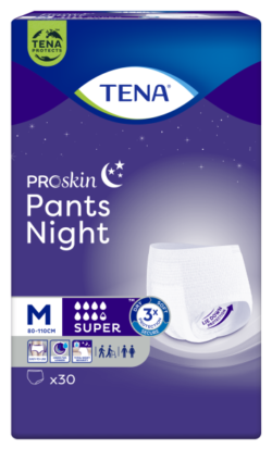 Tena ProSkin Pants Night Medium Orta Beden Gece için Süper Emici Külot 30 lu paket - Görsel 2