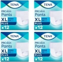 Tena Proskin Pants Plus 6 damla Emici Külot Ekstra Büyük Boy Xlarge 12'li 4 paket / 48 adet - Görsel 2