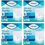 Tena Proskin Pants Plus 6 damla Emici Külot Küçük Boy Small 14'lü 4 paket / 56 adet