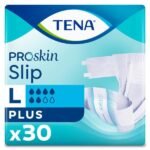 Tena Proskin Slip Plus 6 damla Büyük Boy Large Belbantlı Hasta Bezi 30'lu paket