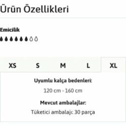 Tena Proskin Slip Plus 6 damla Ekstra Büyük Boy Xlarge Belbantlı Hasta Bezi 30'lu 3 paket / 90 adet - Görsel 6